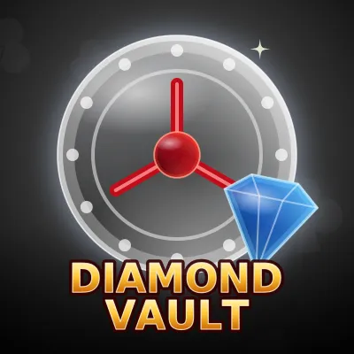 Gra Diamond Vault pokazana przy bonusach startowych